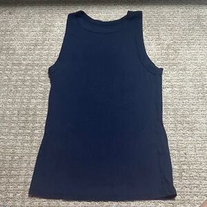 A New Day Deep Blue Knit Top